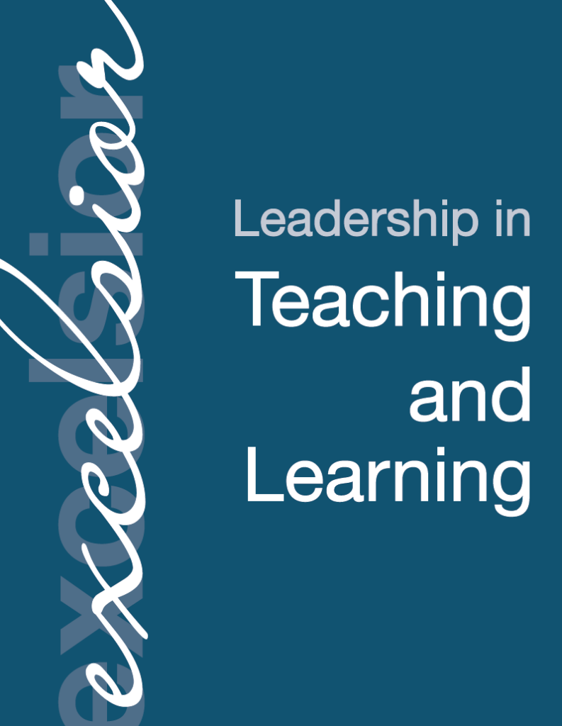 Excelsior: Leadership in Teaching and Learning journal cover